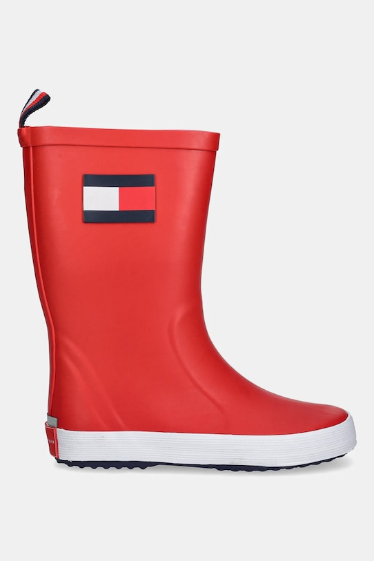 Детские резиновые сапоги Tommy Hilfiger, красный — фото 2