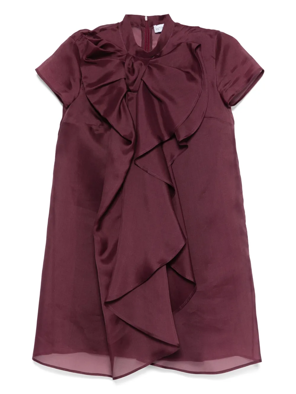 

Платье мини с бантом Viktor & Rolf, фиолетовый