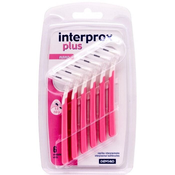 

Косметическая кисть Cepillo Interprox Plus Nano Dentaid, Rosa