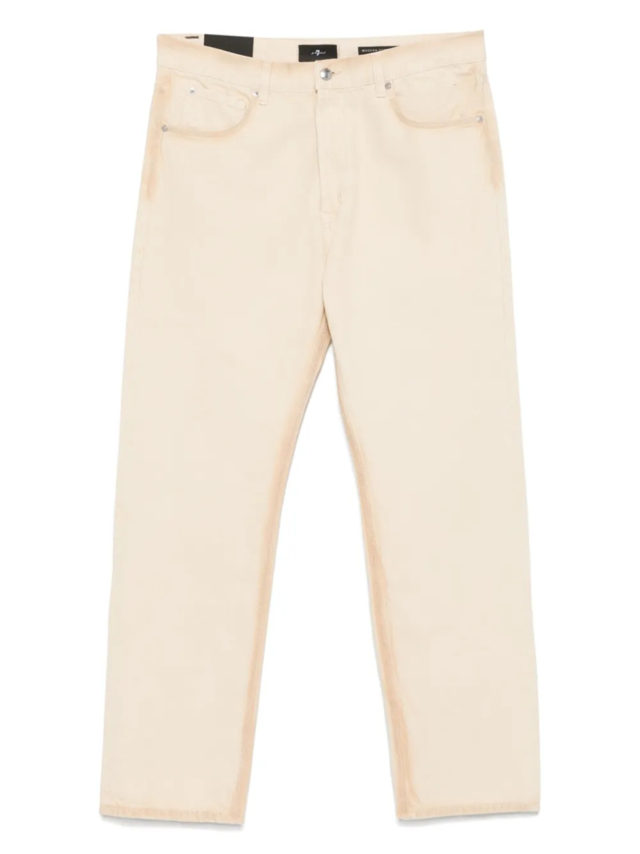 

Джинсы из хлопка 7 For All Mankind, нейтральный