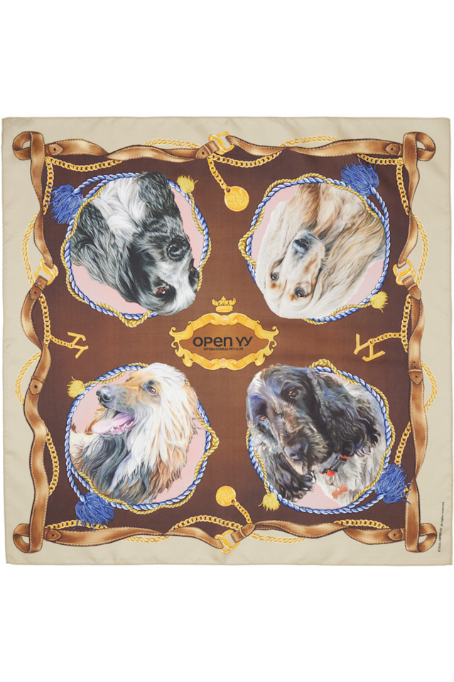 

Open Yy Разноцветный шарф «Международного клуба домашних животных»