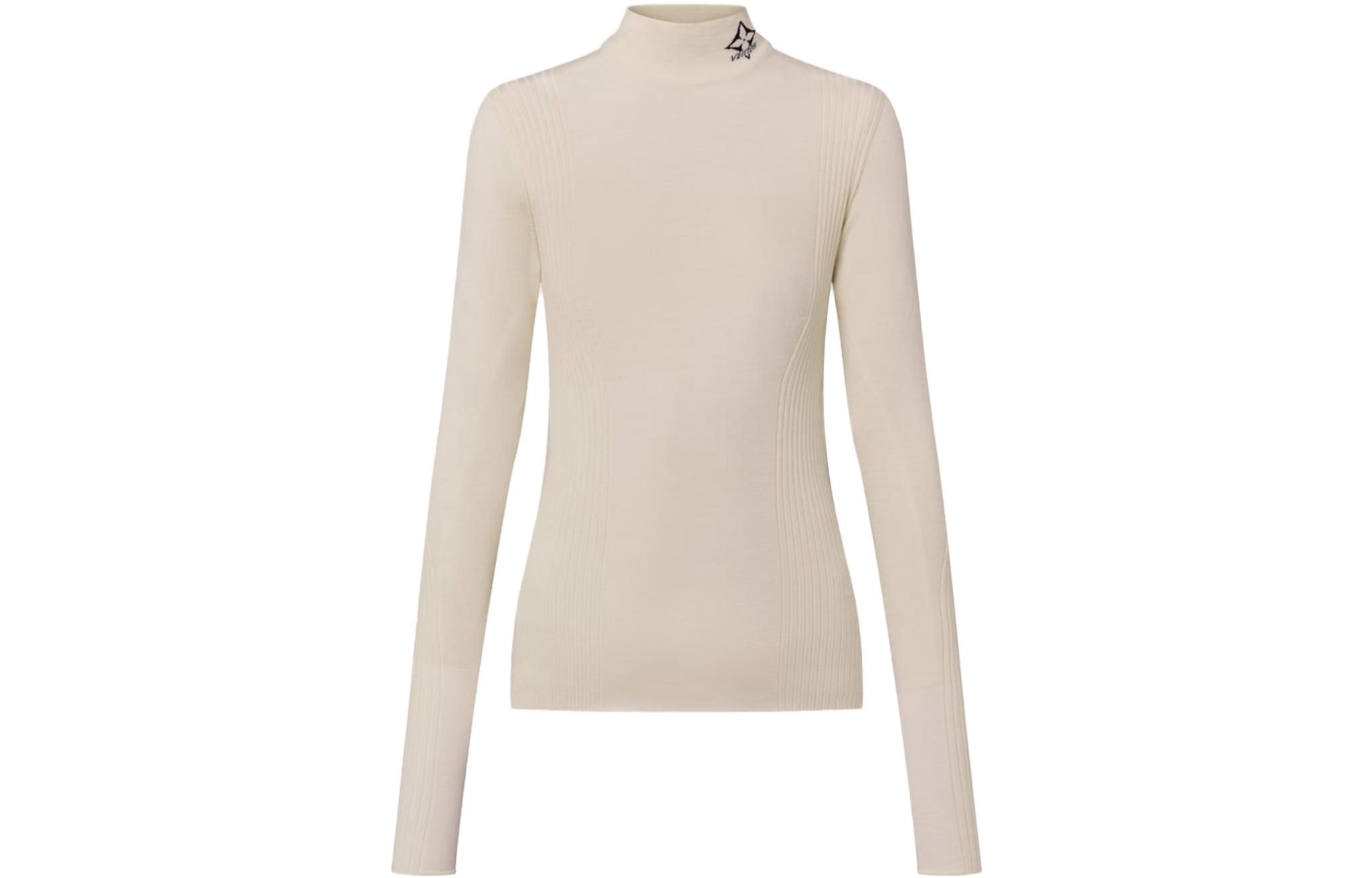 

Свитер с ребристой отделкой LOUIS VUITTON, экрю