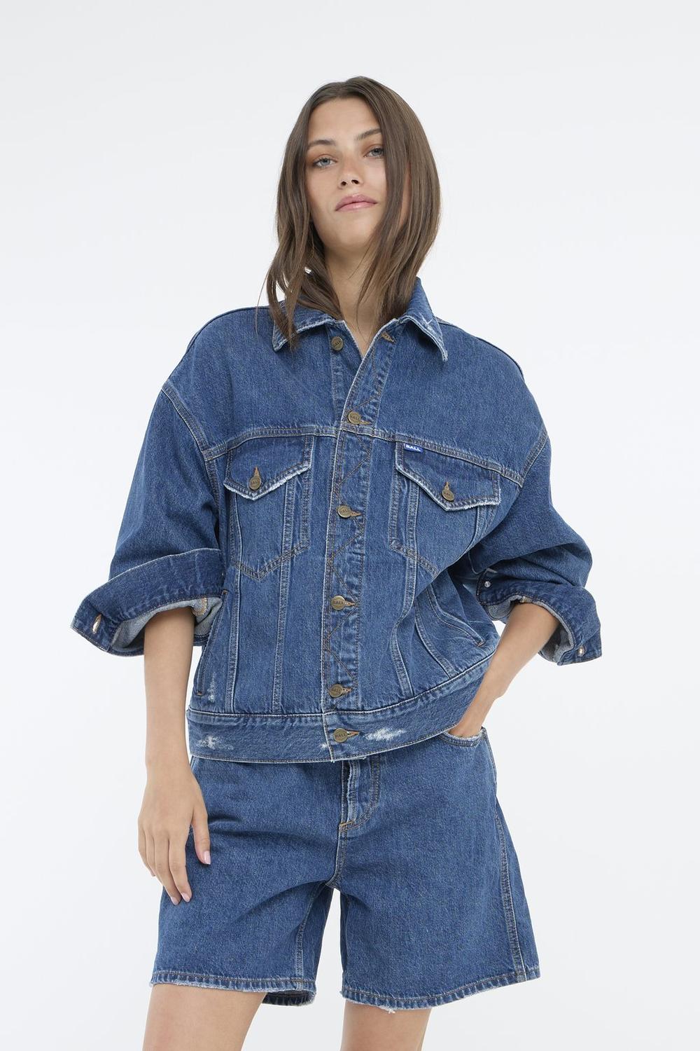 

Джинсовая куртка BASERRE BALL, кремовый