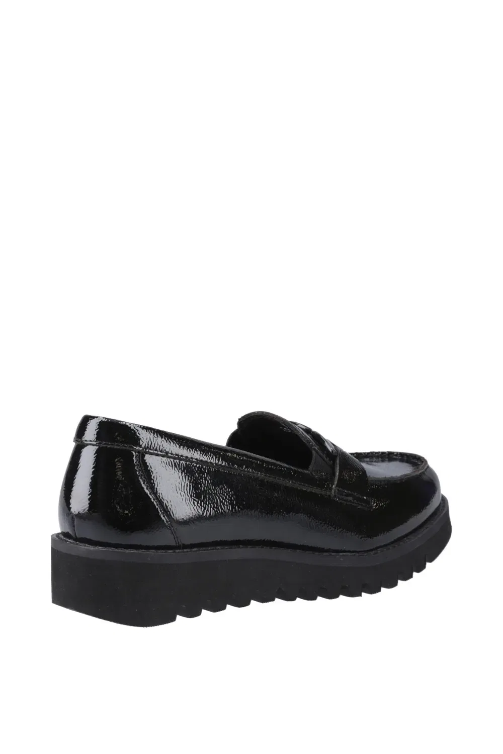 Лоферы для девочек на толстой подошве Hush Puppies, черный — фото 2