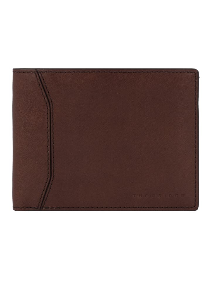 

Кошелек The Bridge Fillipo Geldbörse RFID Schutz Leder 13 cm, цвет marrone