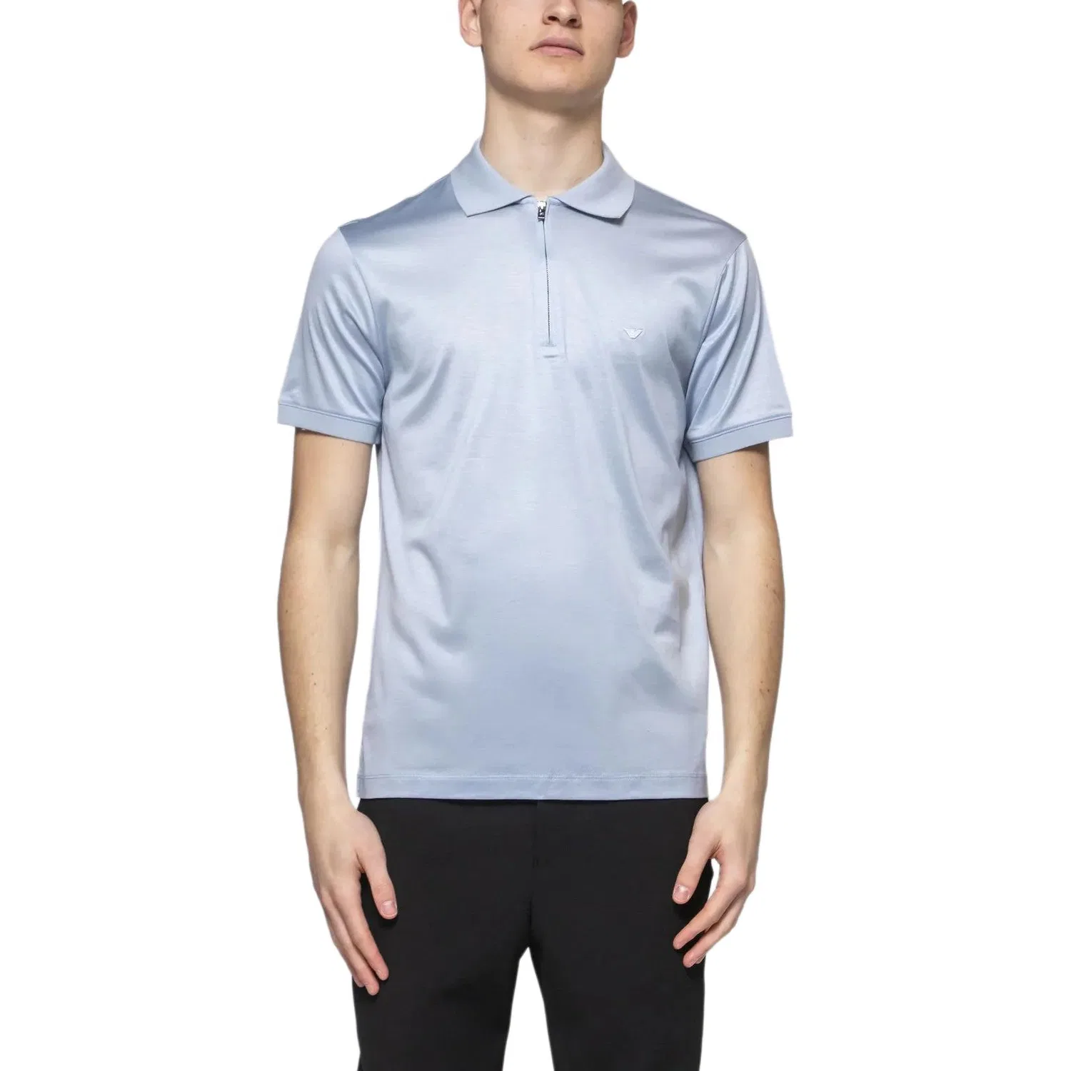 Поло Asv EMPORIO ARMANI, Light Blue — фото 2