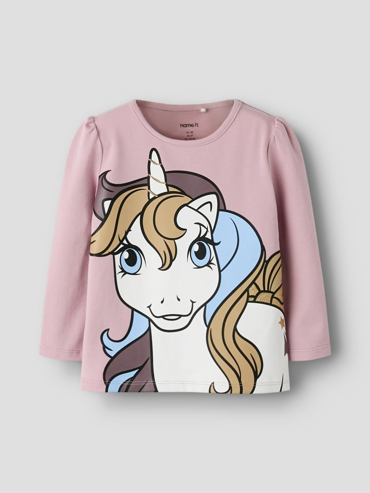 Рубашка с длинными рукавами NMFOMA MLP LS TOP в сиреневом цвете name it — фото 3