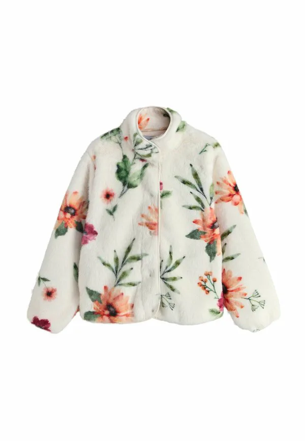 Куртка из высококачественного флиса Next, Ecru Floral