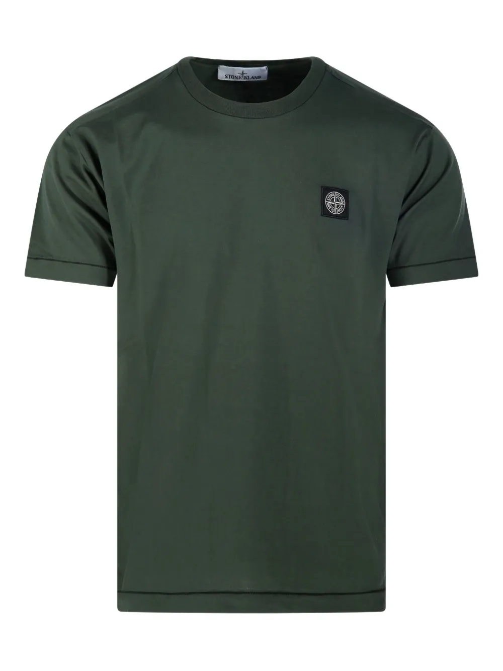 

Футболка с нашивкой-логотипом Stone Island, зеленый