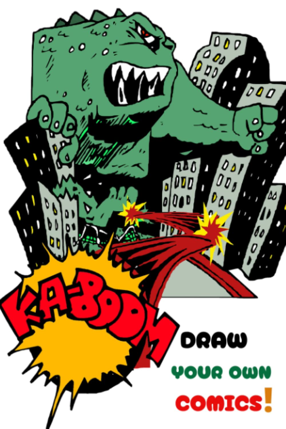 

DRAW YOUR OWN COMICS!: BLANK JOURNAL WITH BOXES FOR ART! (Independently published)