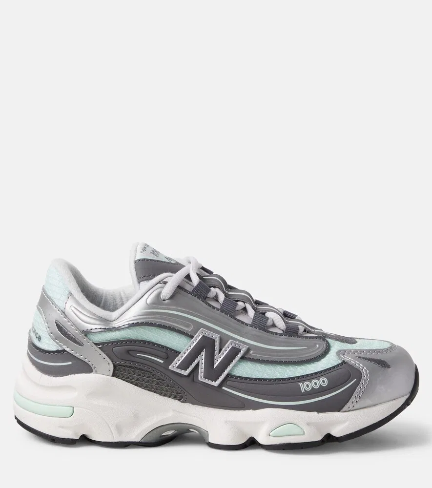 1000 кроссовок New Balance Kids, серебро — фото 3