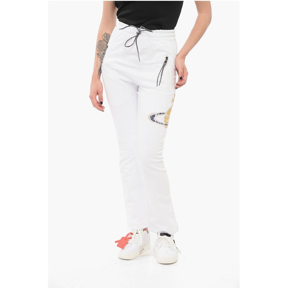 

Спортивные брюки TIME MACHINE из хлопка с карманами на молнии Vivienne Westwood, White