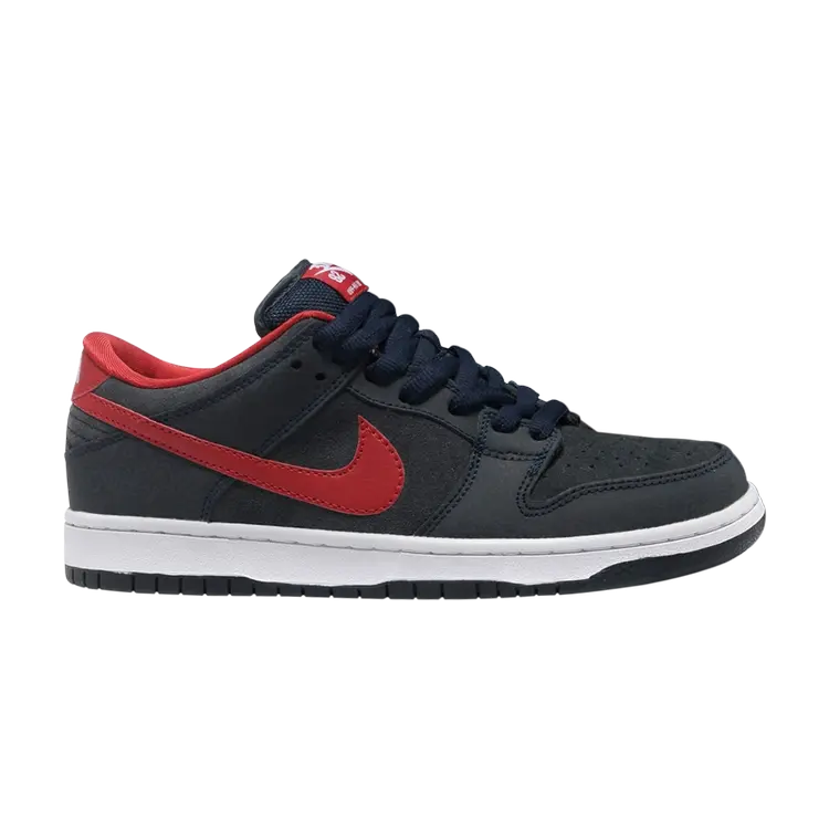 

Кроссовки Nike Dunk Low Pro SB 'Dark Obsidian Gym Red', синий