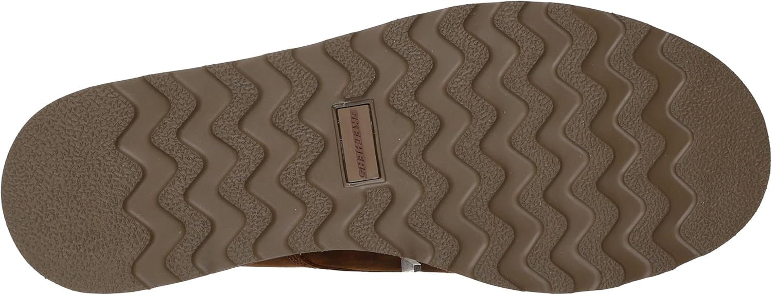 Мужские кожаные мокасины Skechers John Deere Brockman с эластичной застежкой, Cdb — фото 4