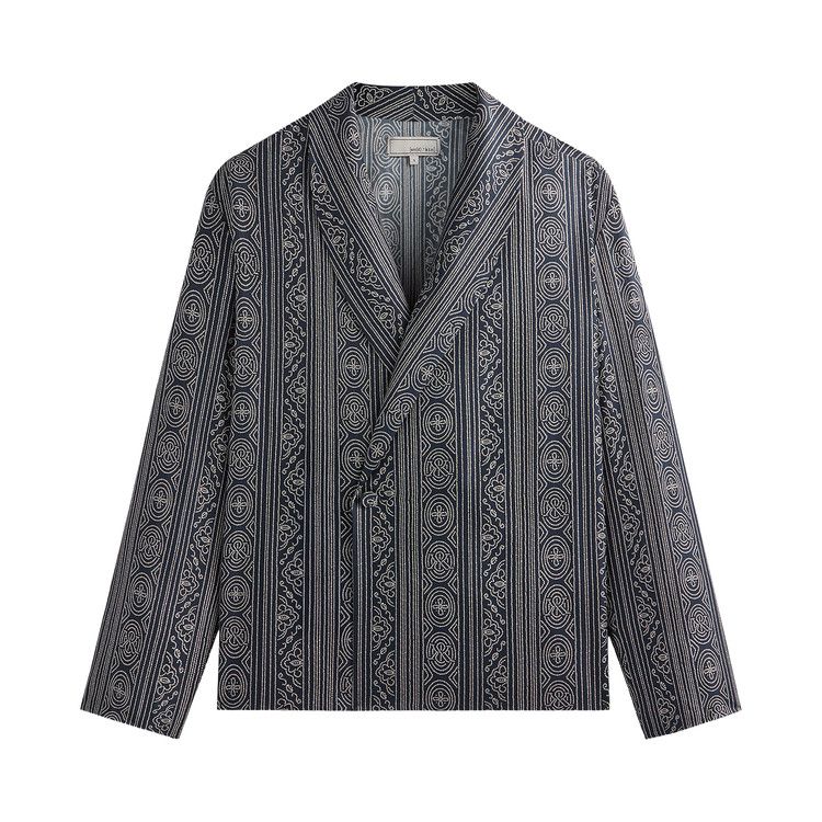 

Рубашка Kith & Kin Batik Stripe Long-Sleeve Thompson Crossover Shirt, Nocturnal