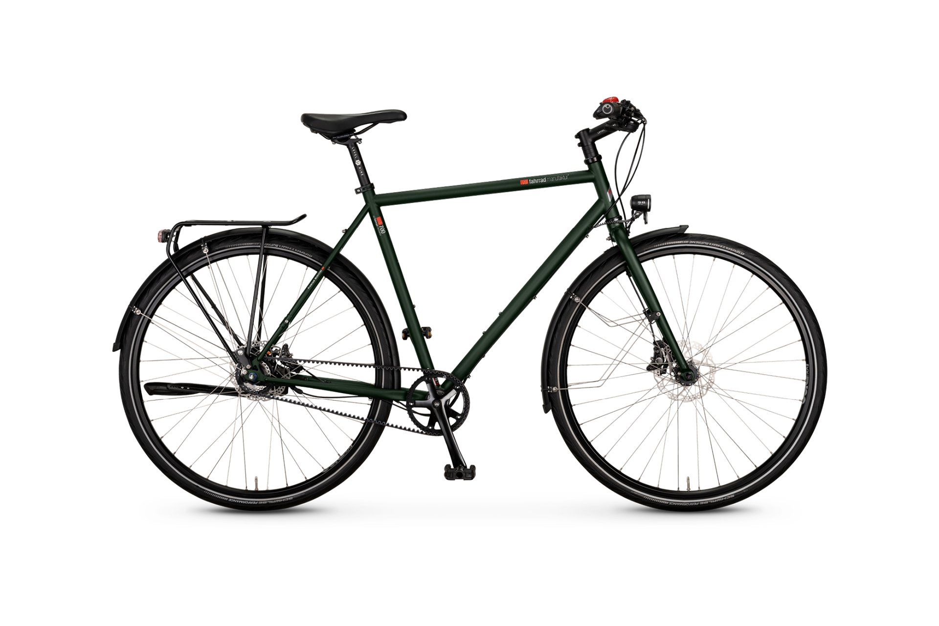 

Городской велосипед Vsf Fahrradmanufaktur T-700 alfine - 28 дюймов - diamant - 2026, grün | schwarzoliv matt