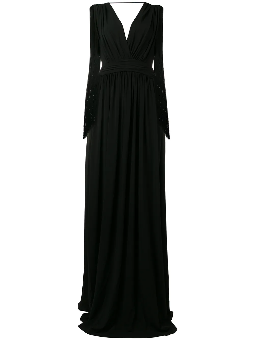 

Длинное вечернее платье Alberta Ferretti, черный