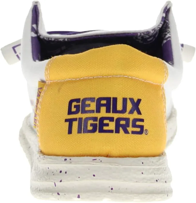 

Мужские слипоны из холщовой ткани Vaccari Nate NCAA | Удобная и легкая повседневная обувь, кремово-белый/золотистый