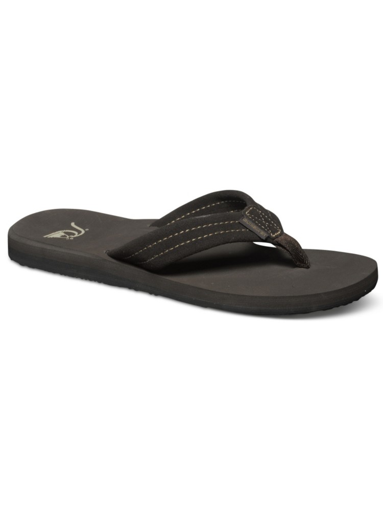 Сандалии Quiksilver Carver Suede Sandalen, demitasse solid — фото 3
