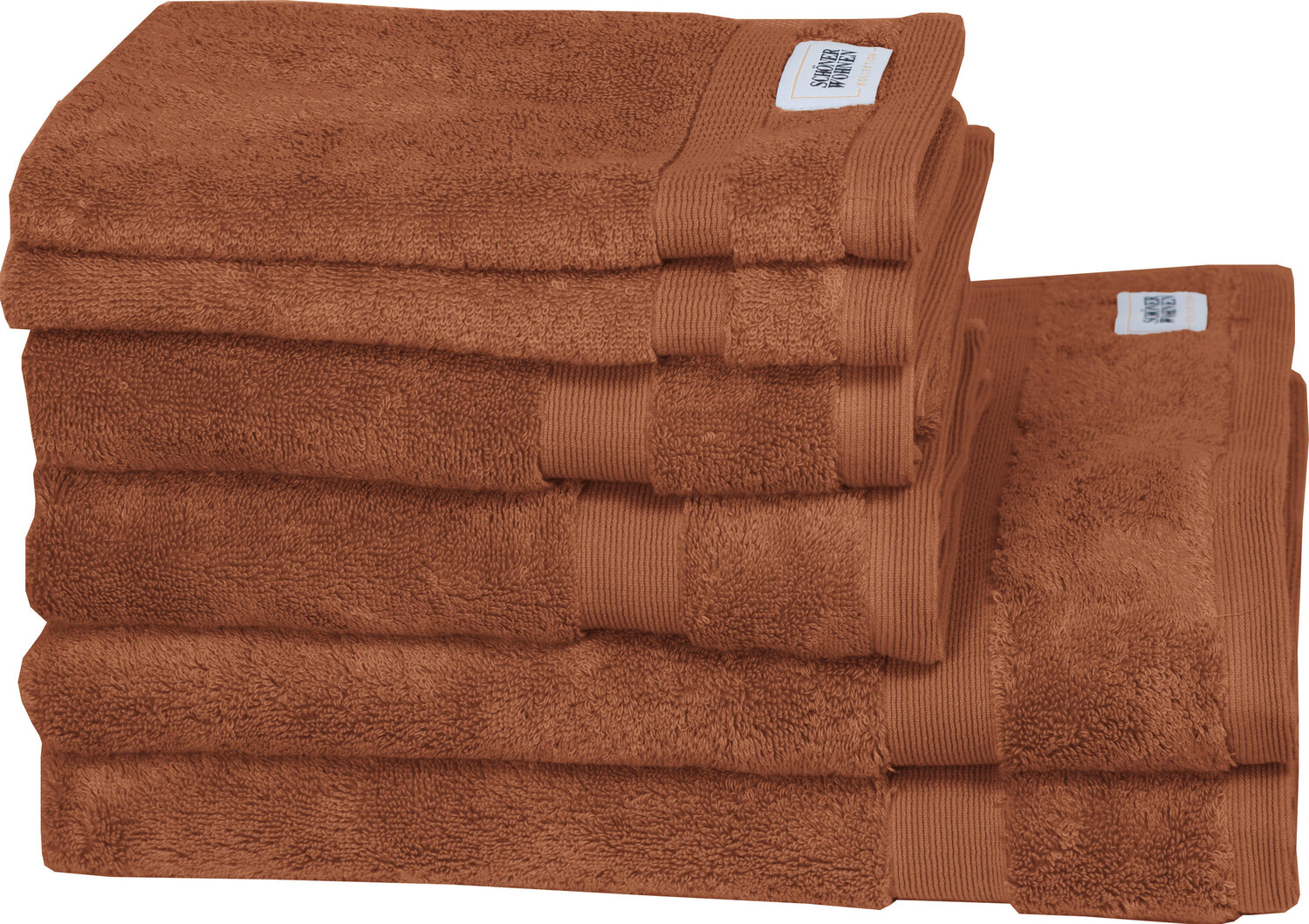 

Полотенца для рук terry set sw-cuddly 6 шт Schöner Wohnen, мультиколор