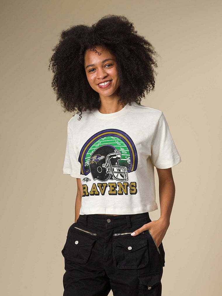

Футболка Baltimore Ravens Game Time Junk Food Clothing, vintage white - ravens, Белый, Футболка Baltimore Ravens Game Time Junk Food Clothing, vintage white - ravens