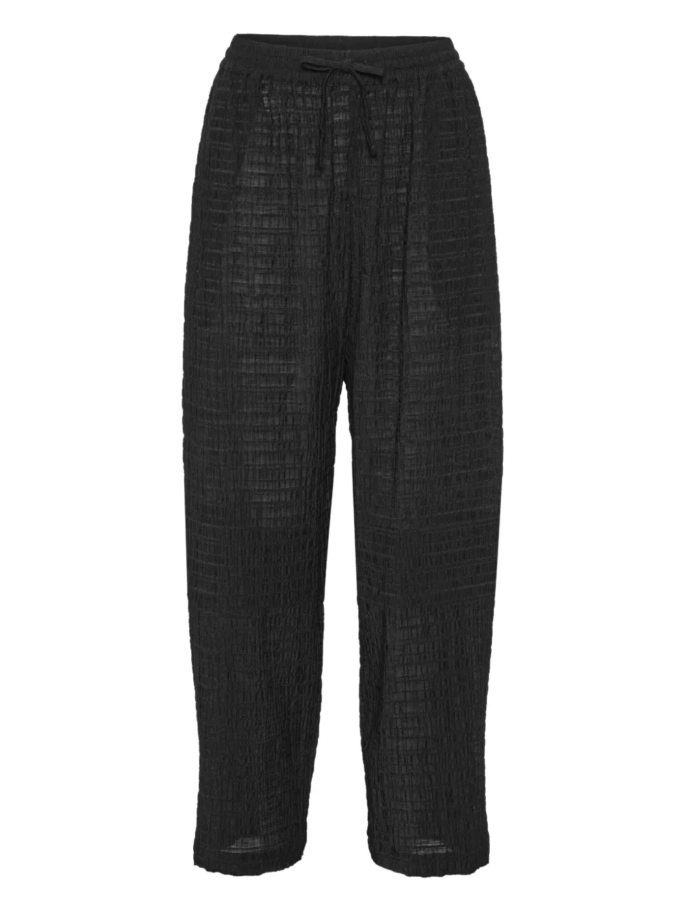 

Фактурные брюки с кулиской Henrik Vibskov, черный