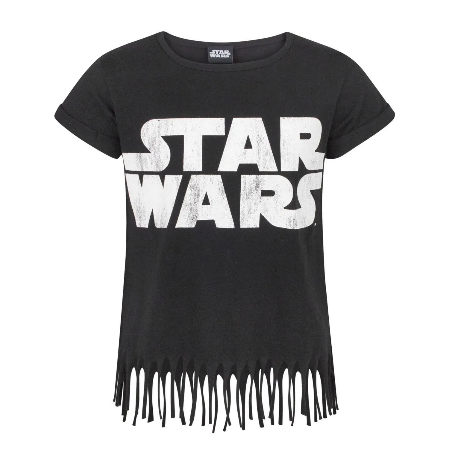 Футболка Star Wars Kids с бахромой, черный