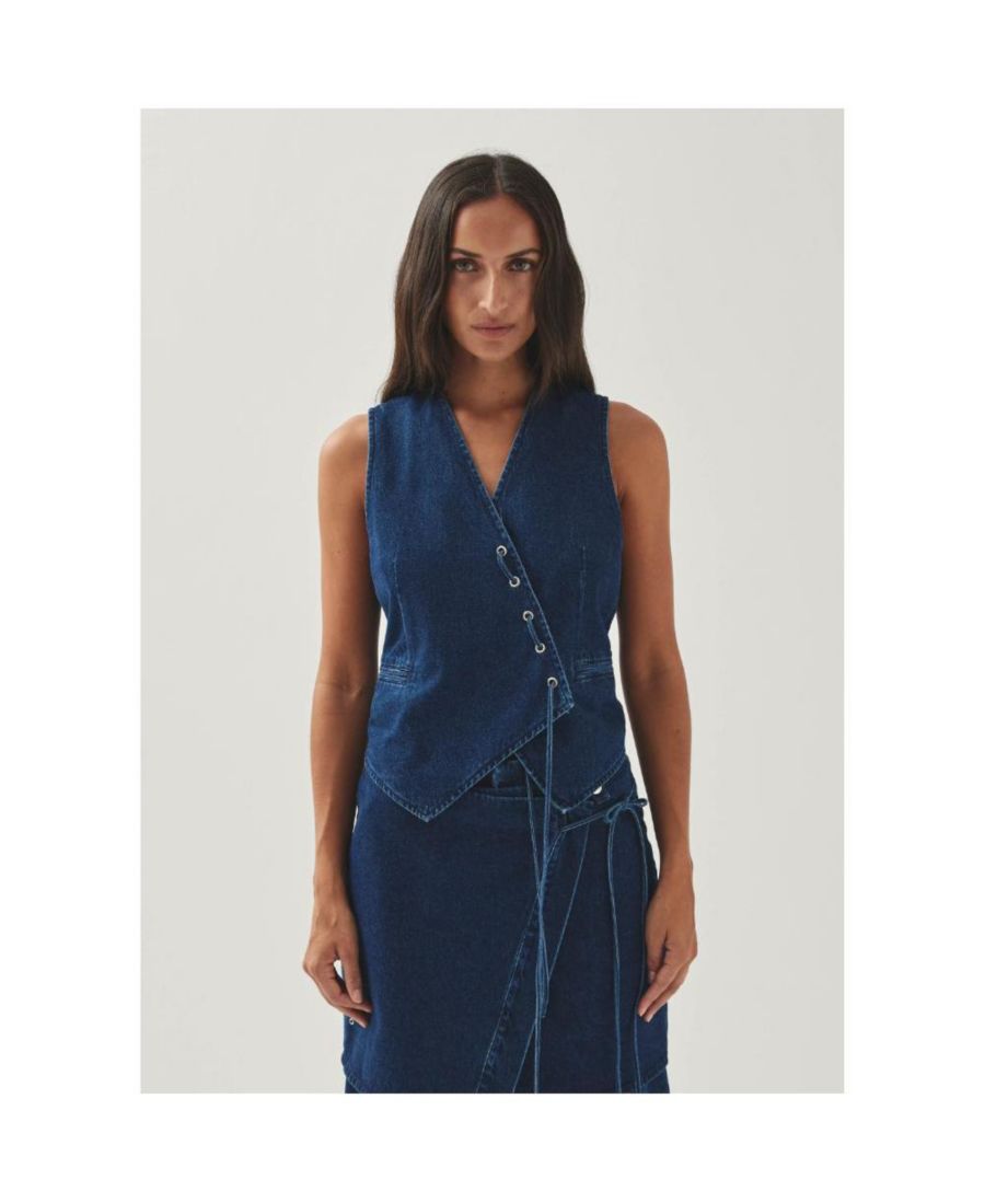 

Женский джинсовый жилет Sabre Blue ALOHAS, No Color