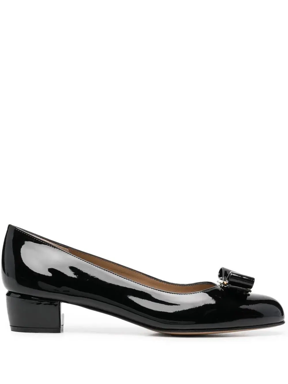 Туфли-лодочки с бантом Ferragamo, черный