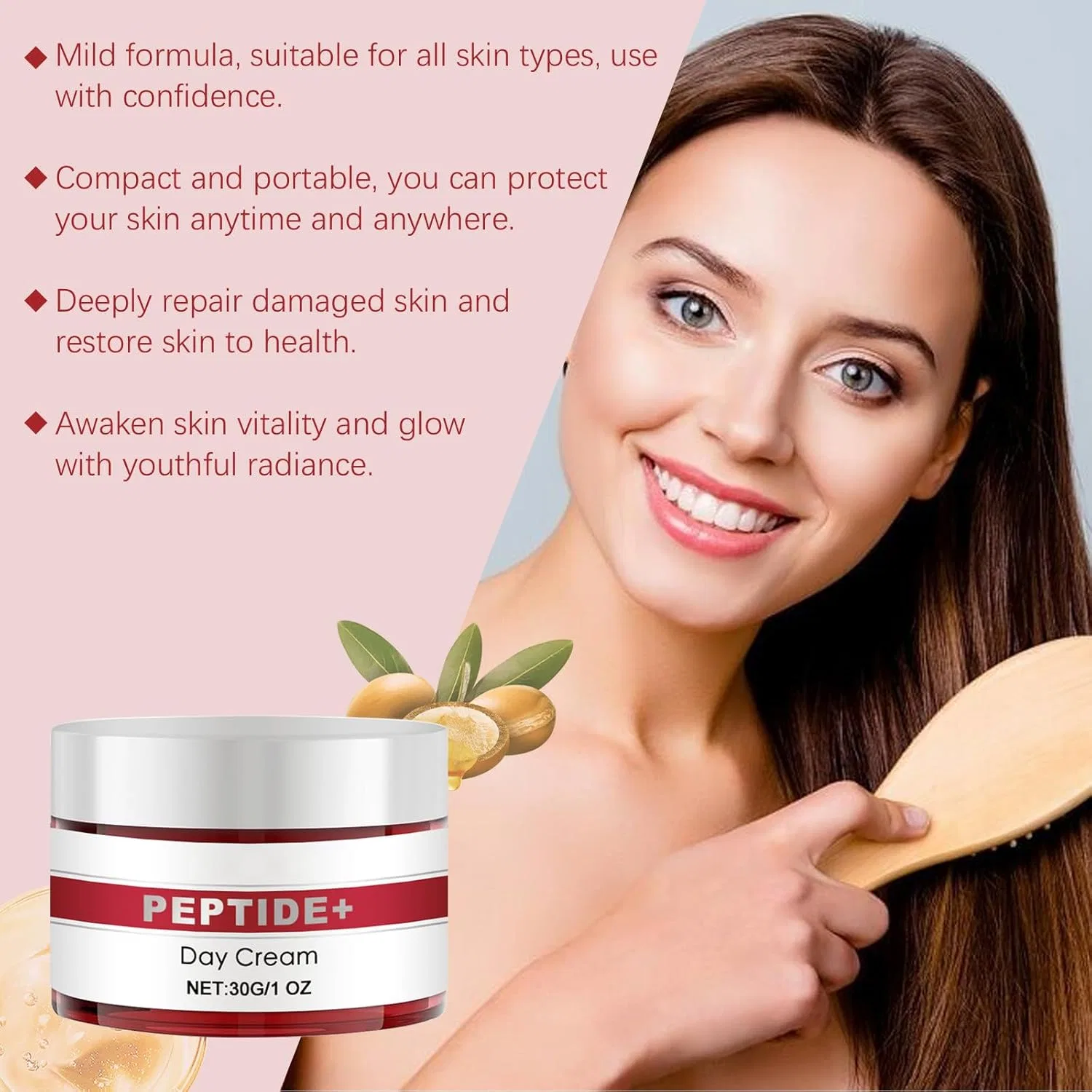 Бустер — Дневной Peptide+ от Cosmetics с нейропептидами и гиалуроновой кислотой Generisch — фото 4