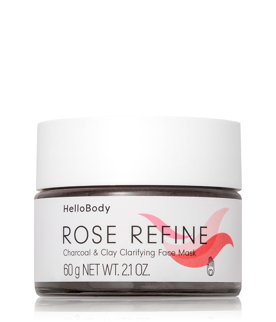 

Медицинская маска HelloBody ROSE REFINE Charcoal & Clay Clarifying Face Mask, 50 ml
