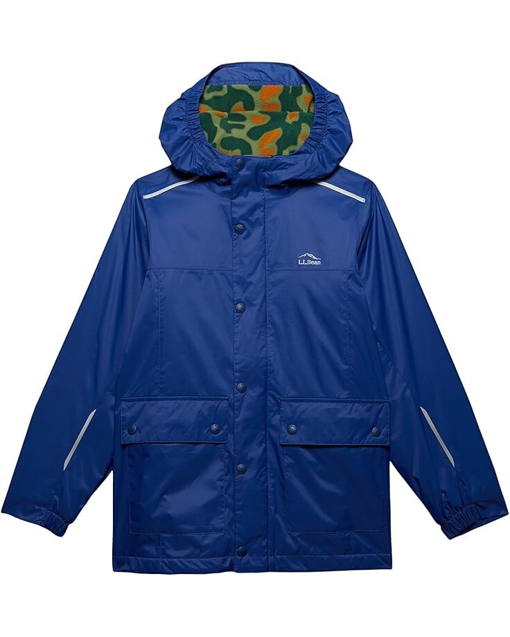

Куртка L.L.Bean Puddle Stomper Lined Rain Jacket, цвет Dark Royal Blue
