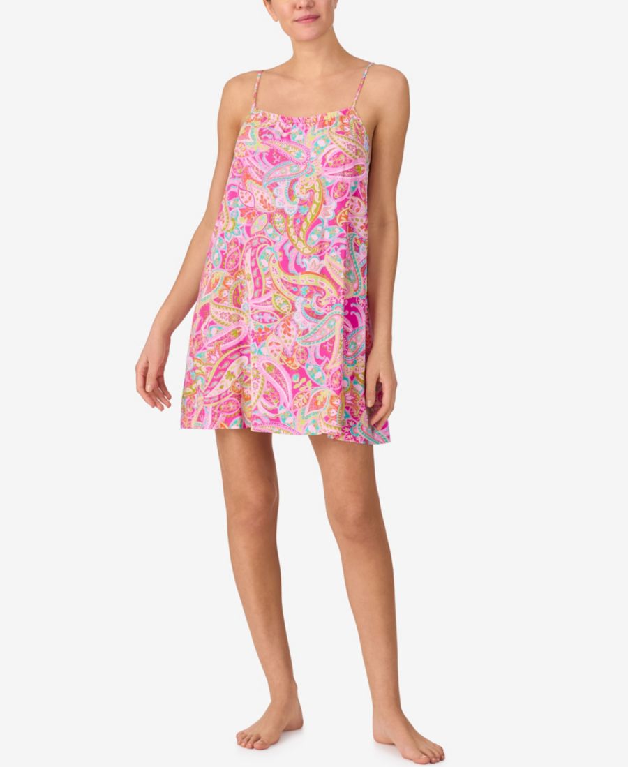 

Женская короткая ночная рубашка без рукавов Sanctuary, Pink Multi