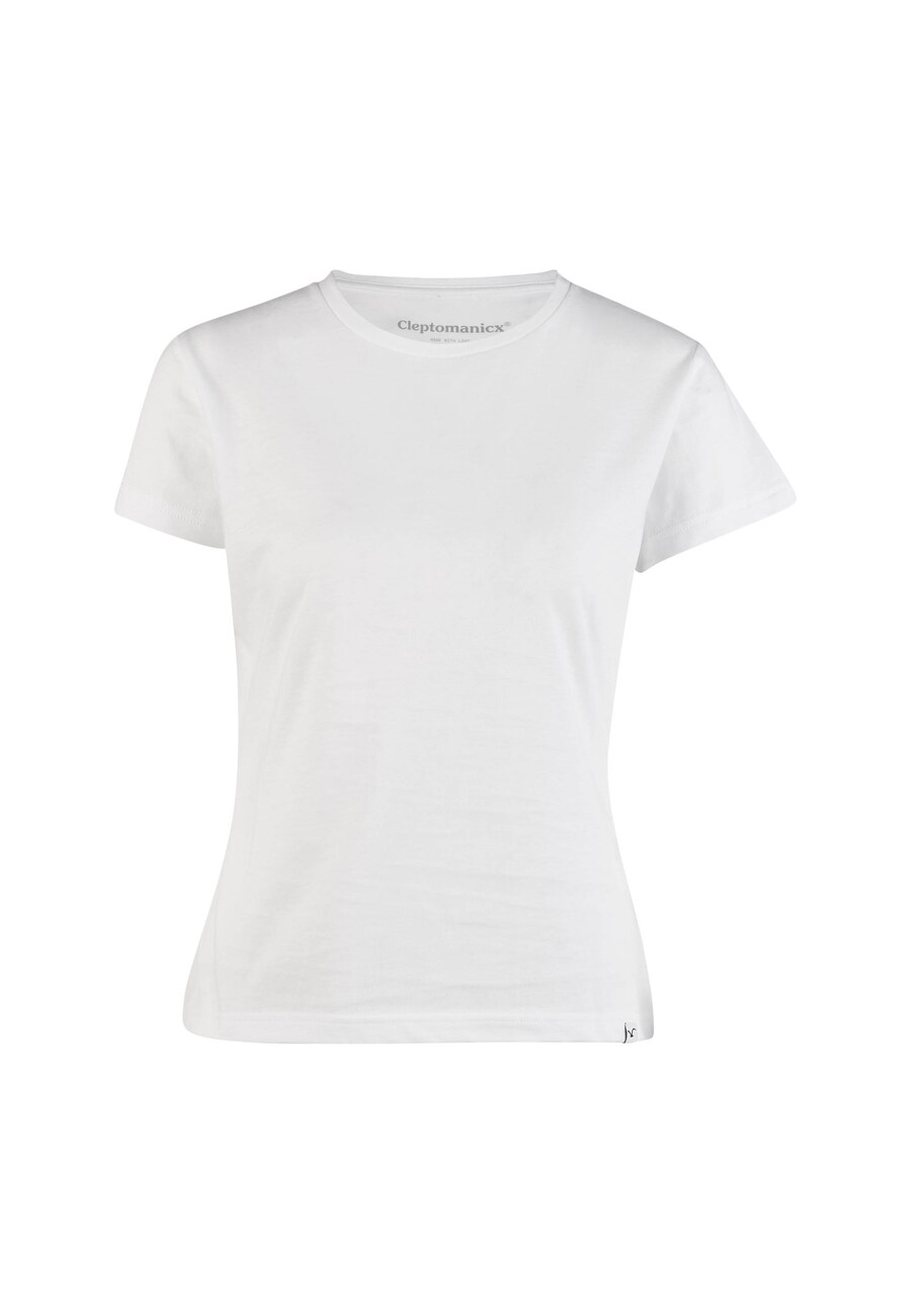 

Рубашка Cleptomanicx Slim Tee Ligull Slim, белый