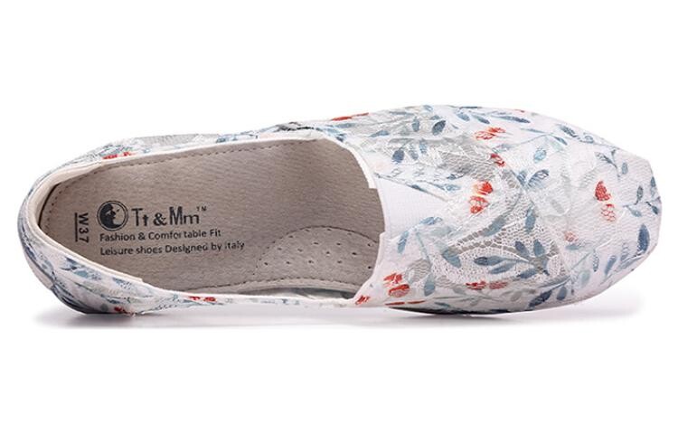 Туфли женские повседневные Women's Casual Shoes Women's Tt&Mm, белый — фото 3