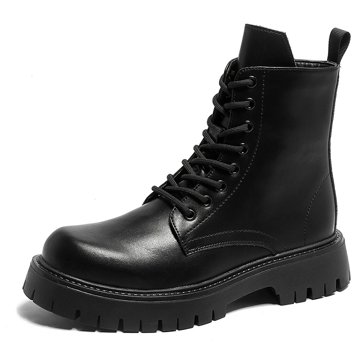 GZZ Кроссовки Crew Martin мужские черные утепленные, цвет Black Insulated Shoes — фото 3