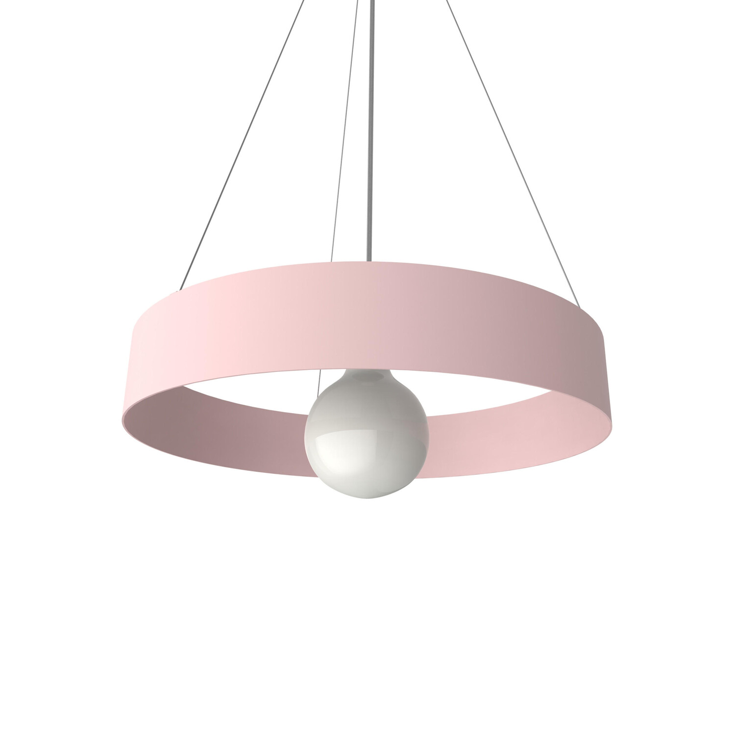 

Подвесной светильник Lumicom, 40x40x6 см, розовый