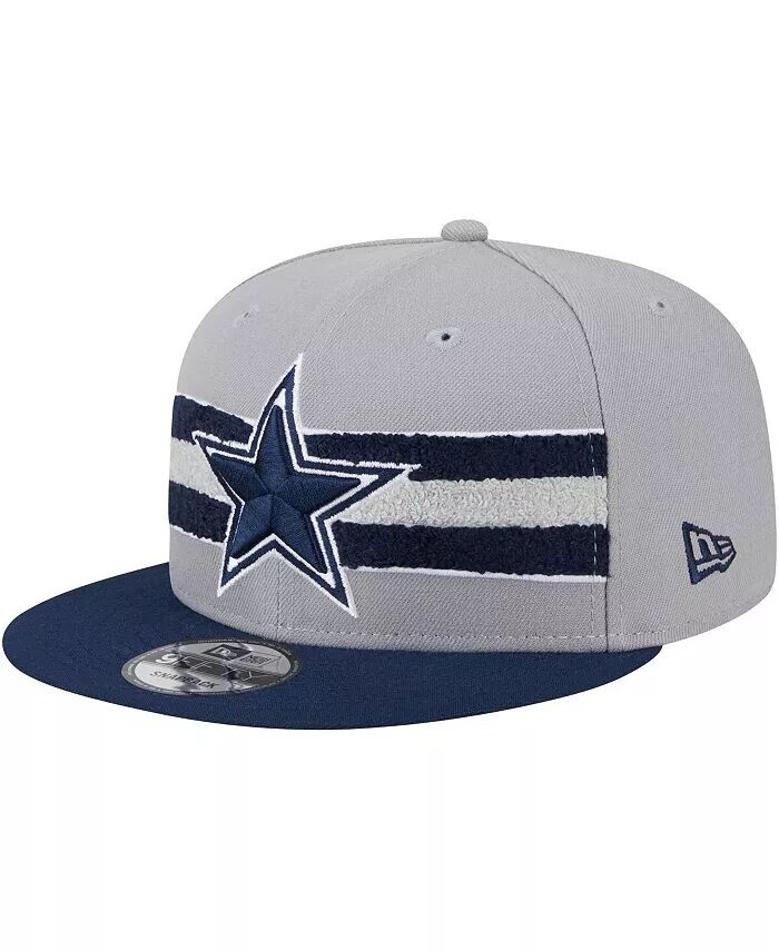 

Мужская серо-темно-синяя кепка Snapback Dallas Cowboys Band 9FIFTY New Era, серый