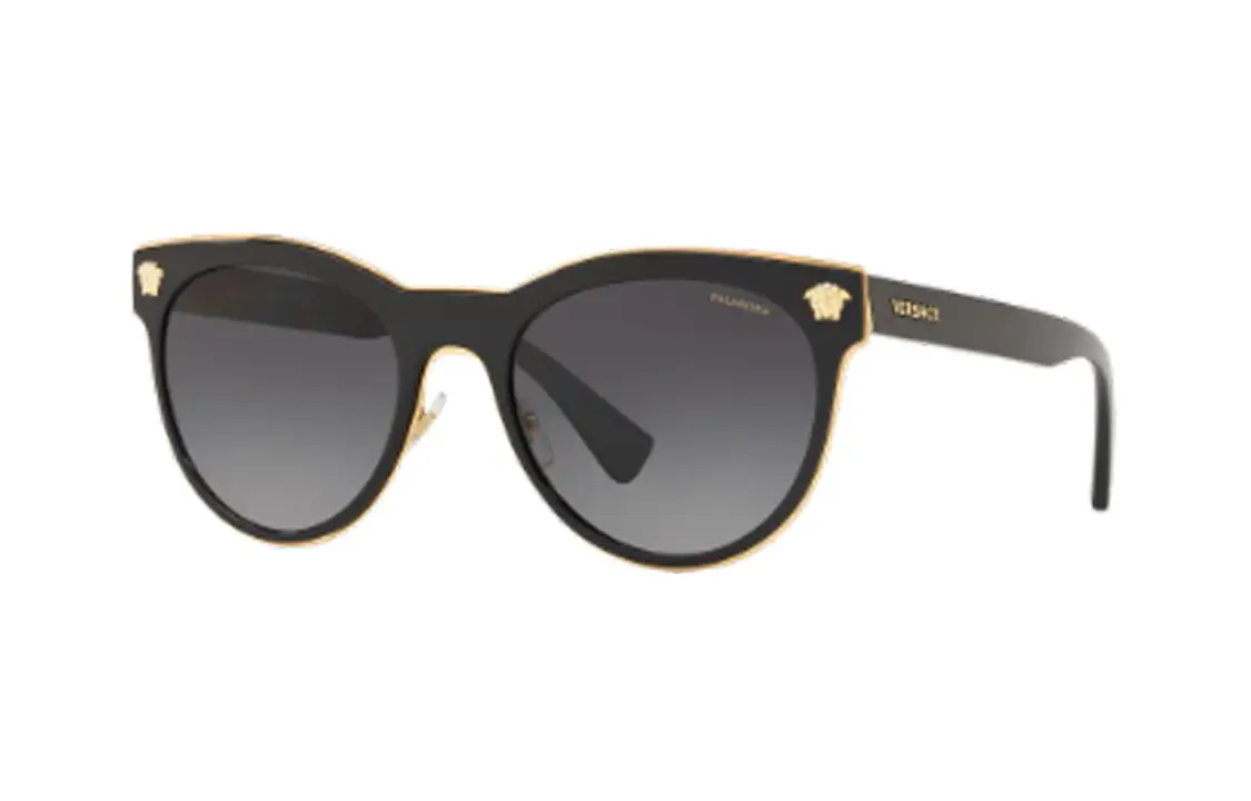 

VERSACE Солнечные очки с медальонами в виде Медузы, Black