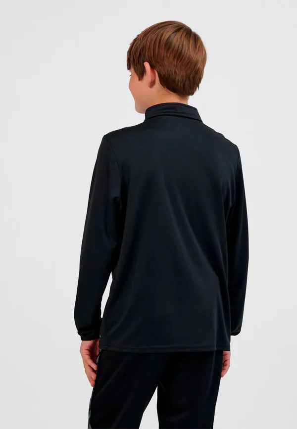 Базовая футболка с длинными рукавами и молнией до середины груди. Hummel, Black — фото 3