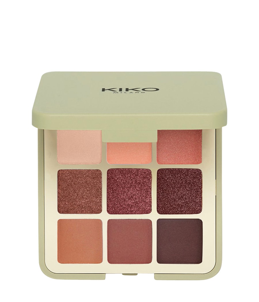 

Палитра теней для век KIKO Milano Green Me Eyeshadow Palette, 102 Feisty Saffron, 9g