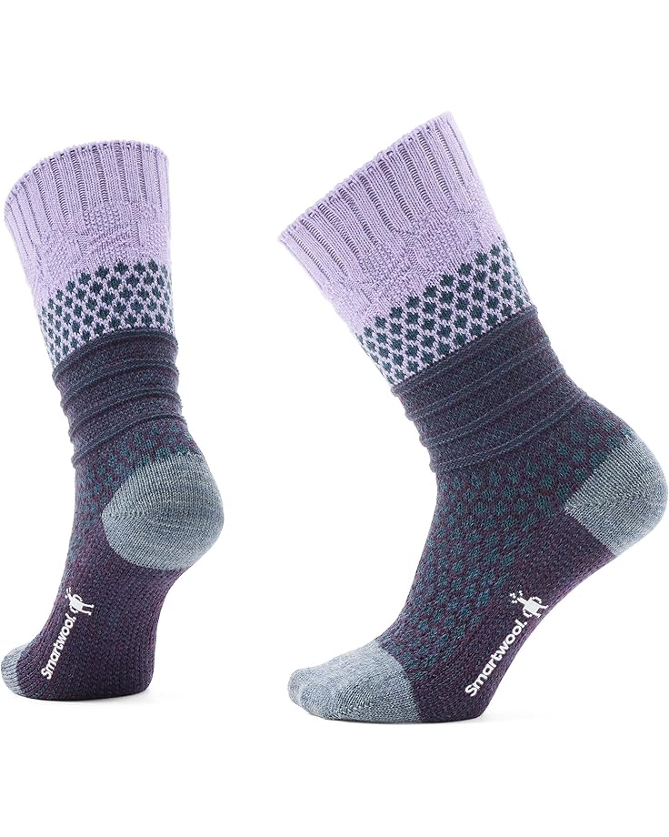 

Носки Unisex Smartwool Everyday Popcorn Cable Crew Socks, цвет Ultra Violet