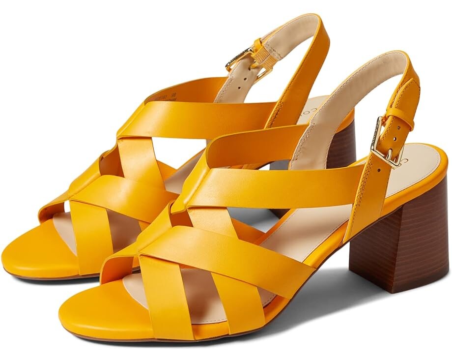 

Туфли Cole Haan Jamie Sandal 65 mm, цвет Radiant Yellow