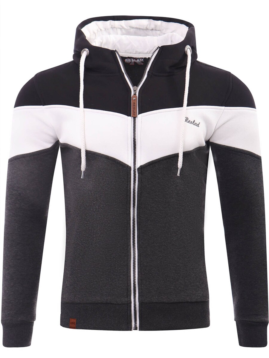 

Толстовка с капюшоном на молнии Reslad RS1007, антрацит
