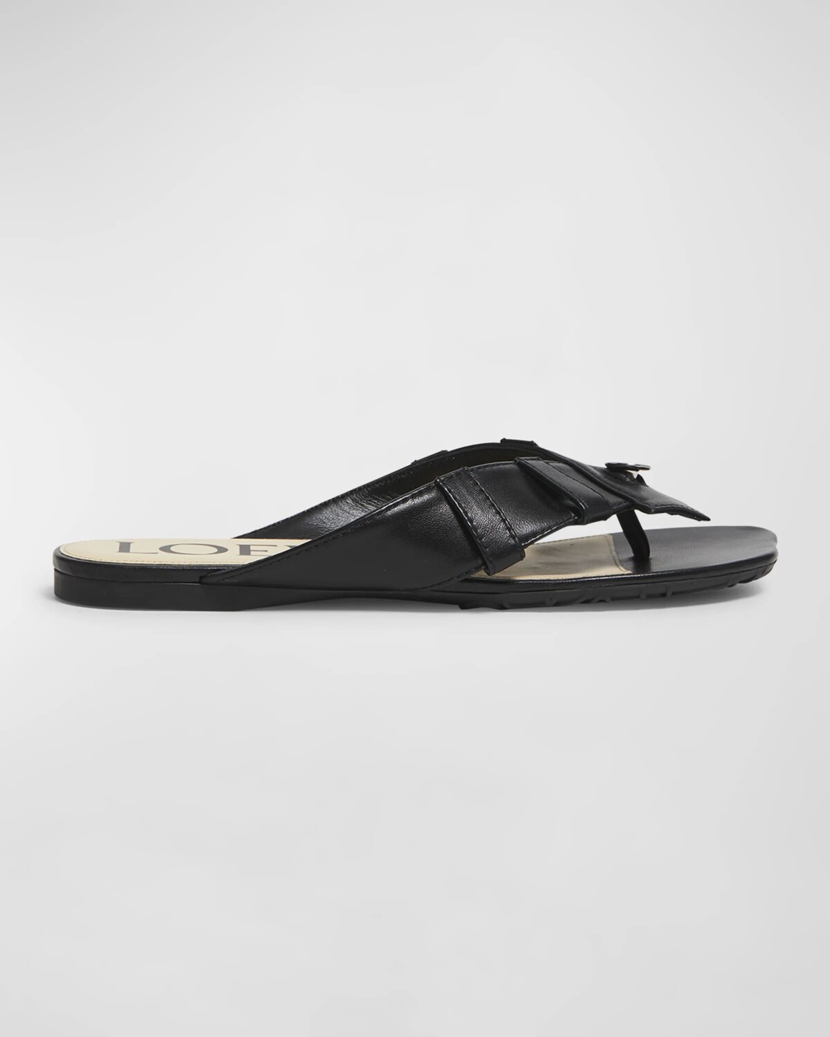 Сандалии-шлепанцы Toy Panta Thong Loewe, цвет Black