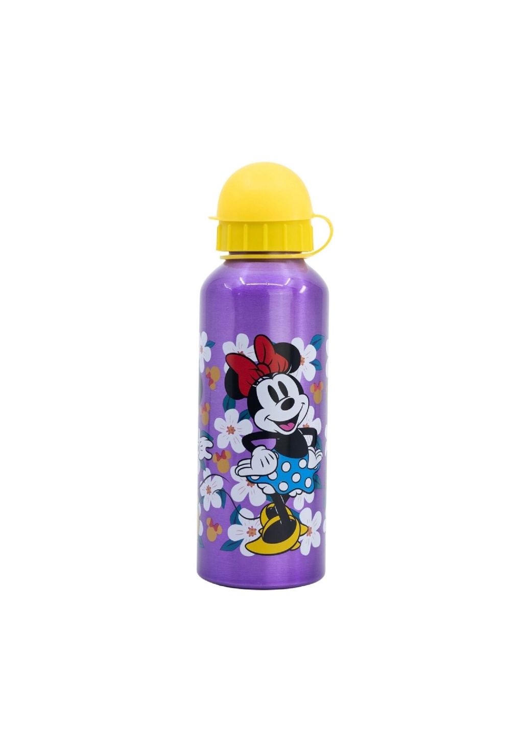 

Детская бутылка для воды Disney Minnie алюминиевая, 530 мл с безопасной крышкой Cofi, разноцветная 20,5x6,6x6,6 см