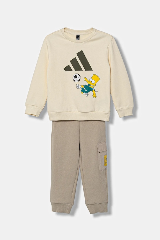 

Детский спортивный костюм Adidas, бежевый