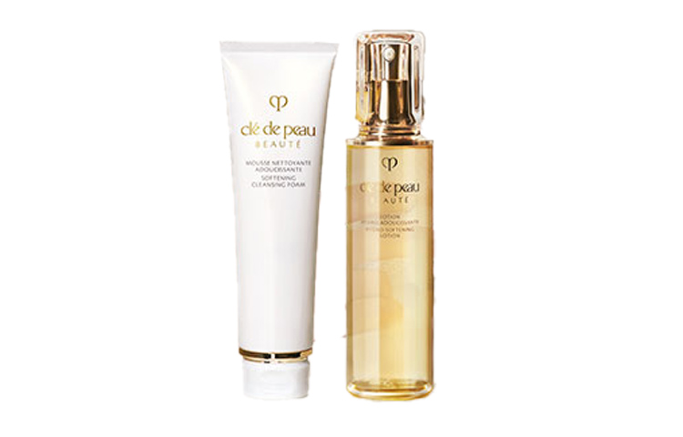 Набор для ухода за кожей Cleanser Diamond Serum Water из трех предметов для увлажнения и очищения Clé De Peau Beauté — фото 4