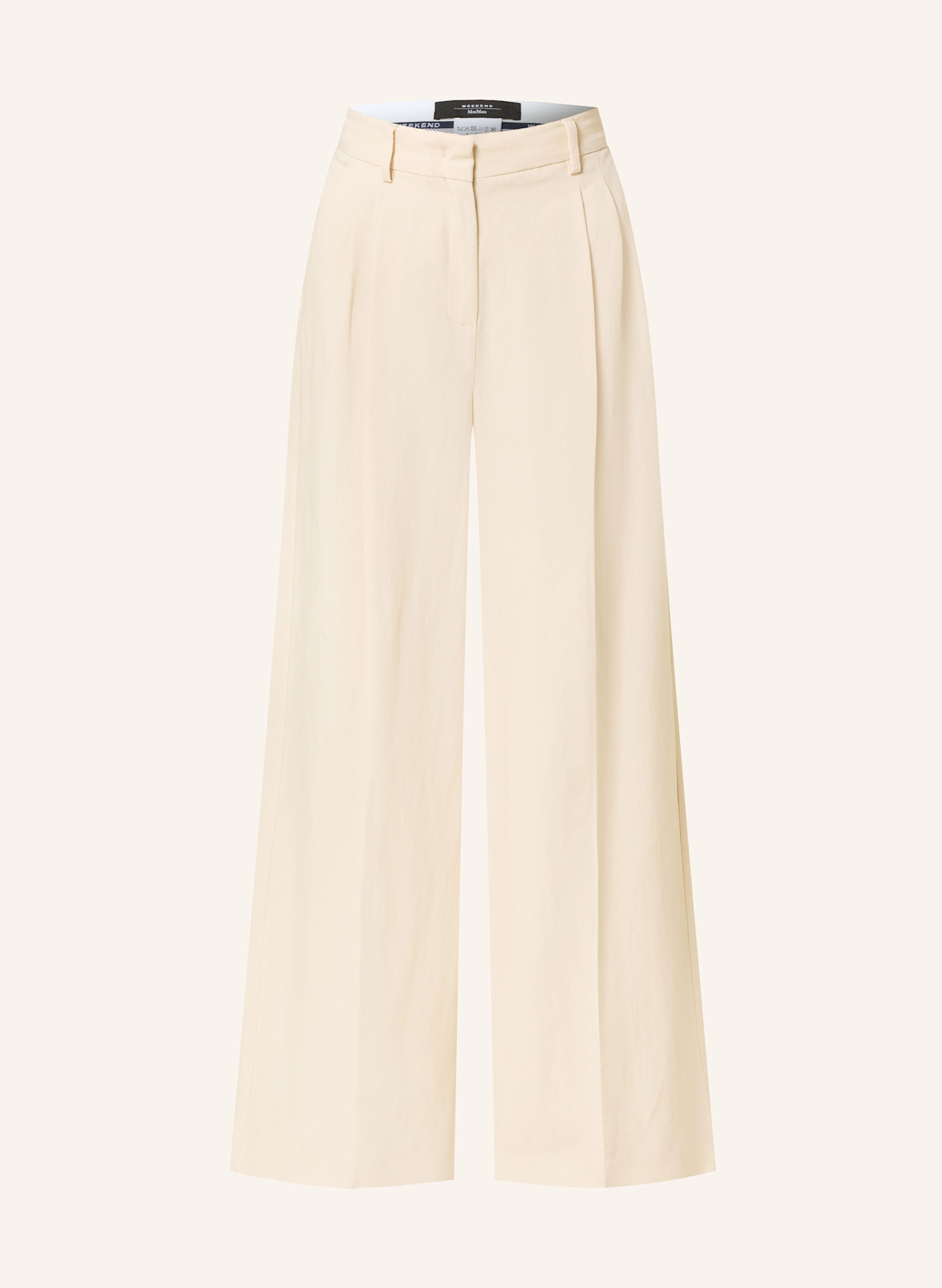 

Марлен брюки вельеро со льном Weekend Max Mara, бежевый
