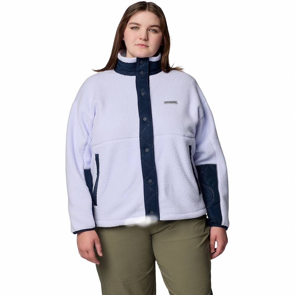 

Флисовый флис Columbia Cloud Point Snap больших размеров, цвет Collegiate Navy